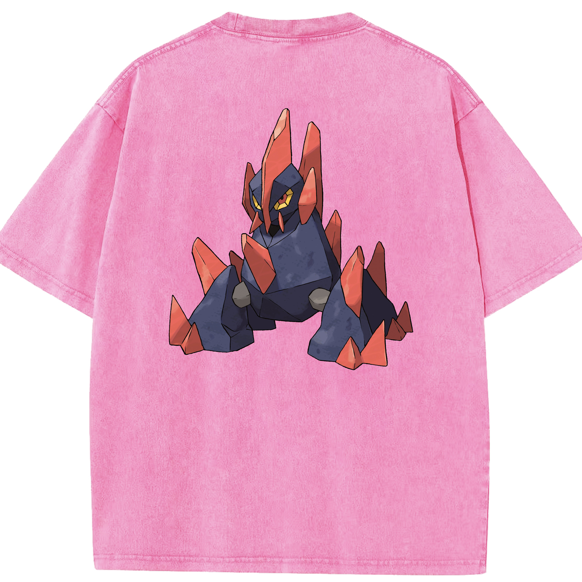 （画像用） ポケットモンスター Pokémon 綿100% ヴィンテージ風 半袖Tシャツ（背面プリント）